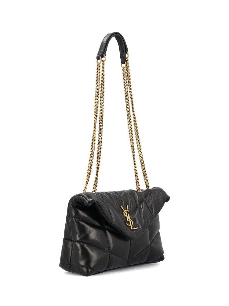 Black Loulou Toy quilted-leather shoulder bag, Saint Laurent