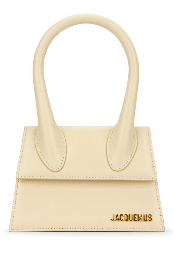 Jacquemus Le Chiquito Logo Lettering Mini Tote Bag in Natural Lyst