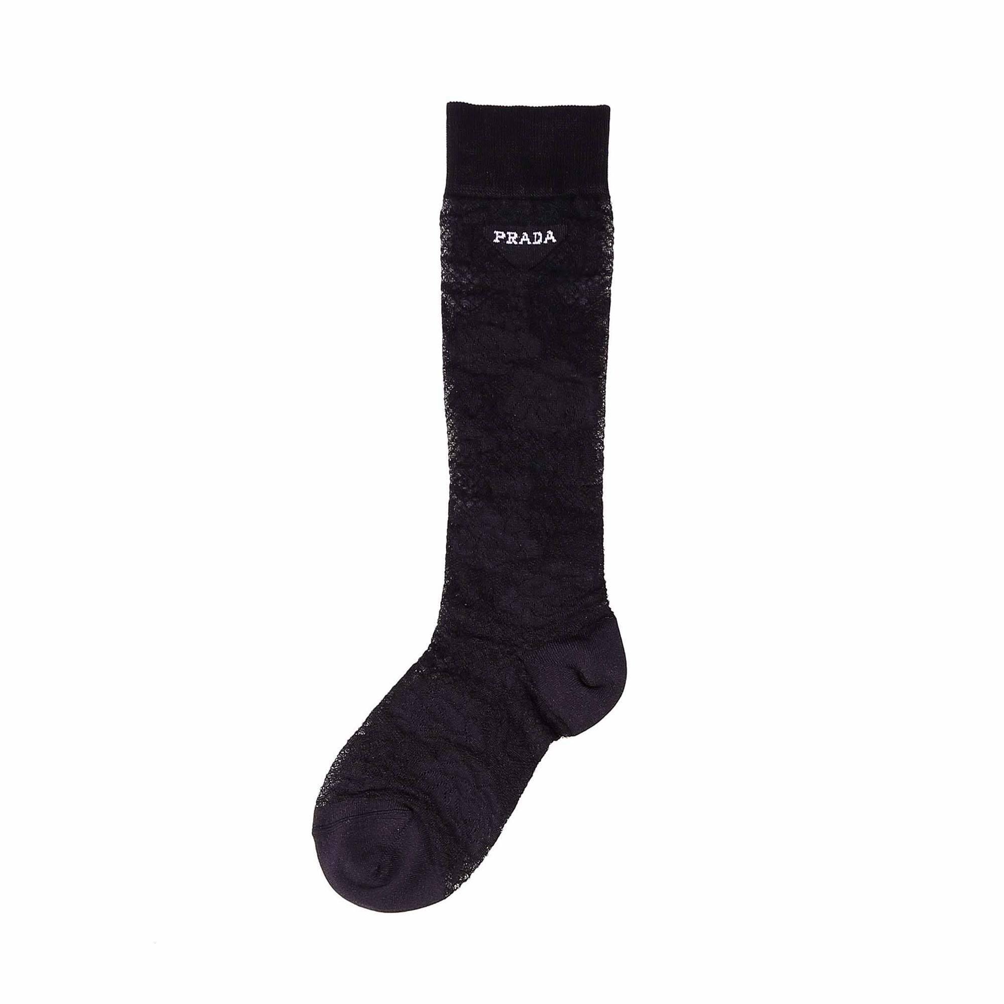 prada socks black