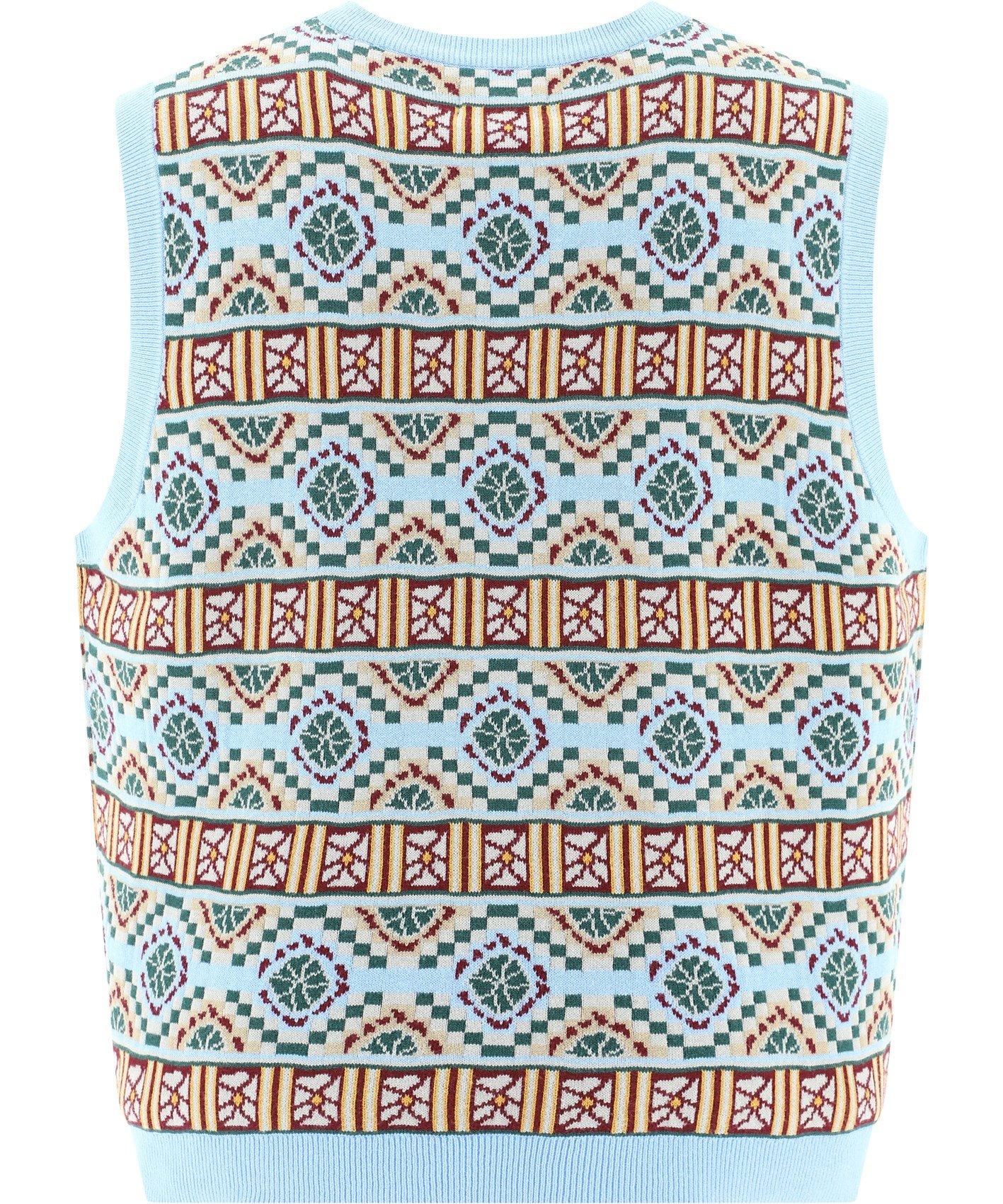 stussy GIZA sweater vest STUSSY GIZA sweater vest