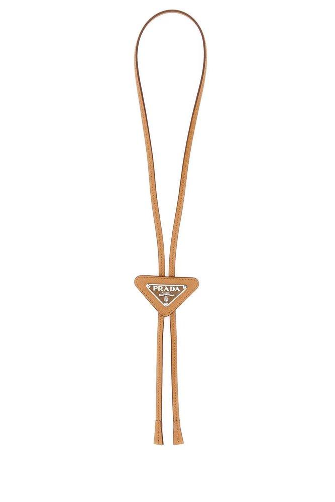 Prada Logo Bolo Tie in Metallic for Men Lyst