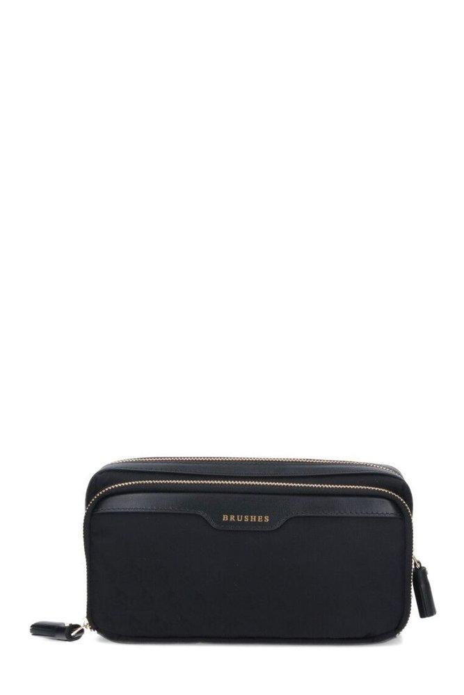 クラッチバッグ Anya Hindmarch Black fabric beauty case クラッチバッグ Anya Hindmarch Black fabric beauty case Anya