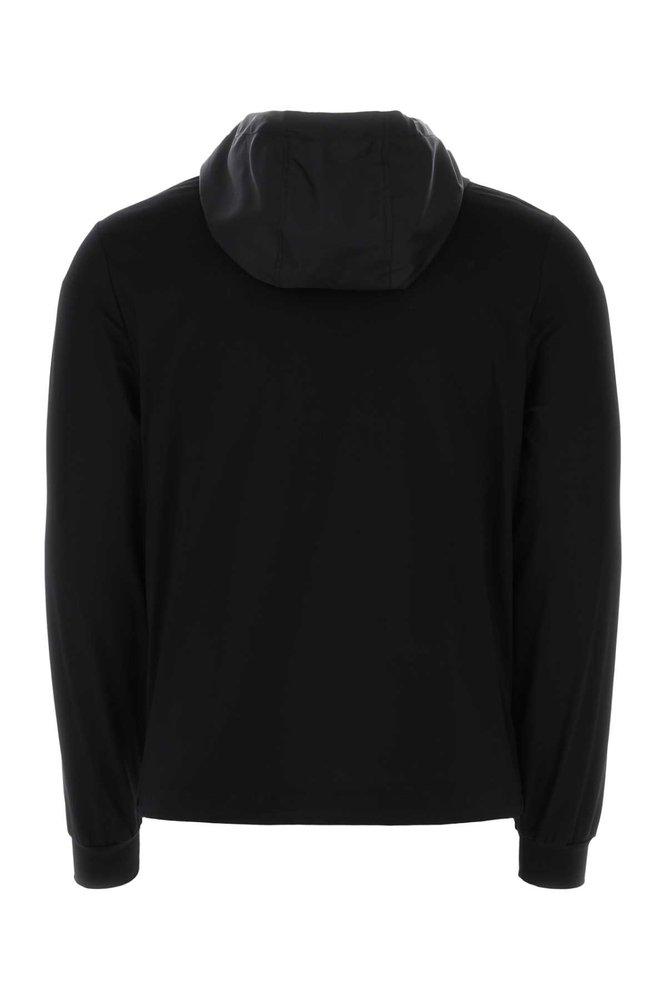 Prada Black Stretch Cotton Sweatshirt for Men | Lyst