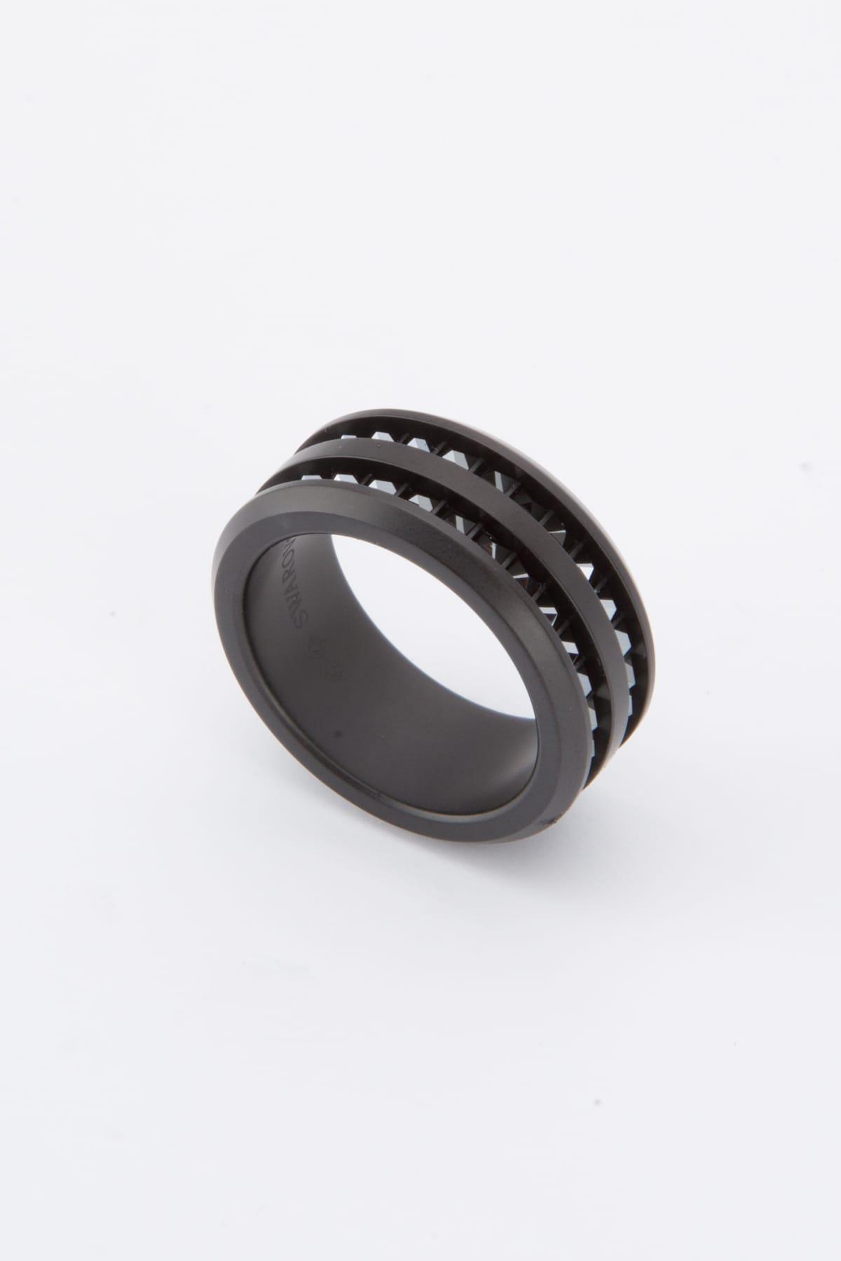 Swarovski Terzio Ring in Black for Men | Lyst