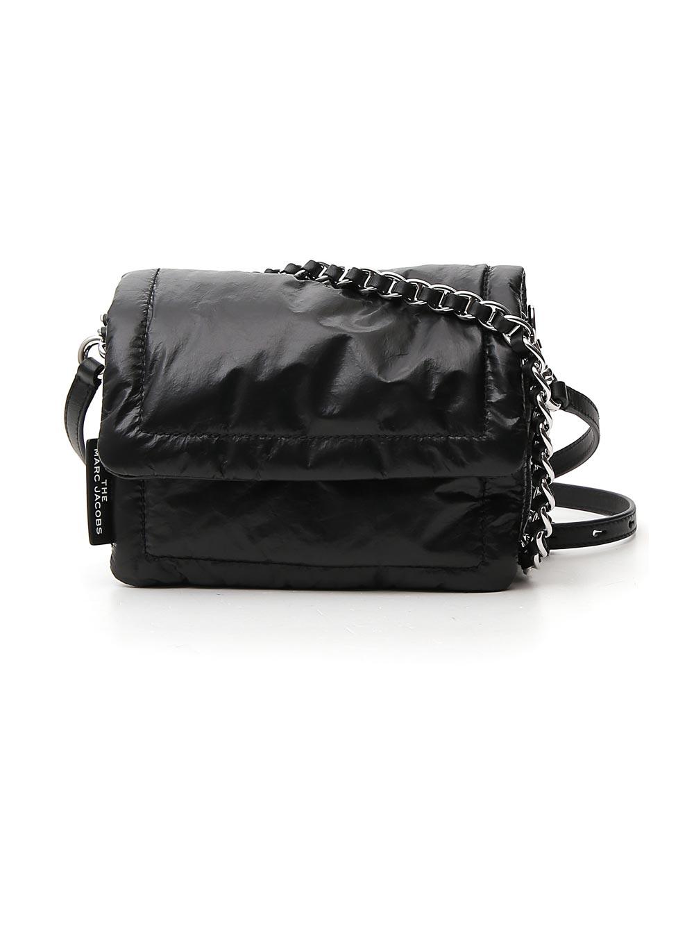 Marc Jacobs Pillow Small Black Quilted Leather Shoulder Crossbody Bag Purse  196611019231,  in 2023