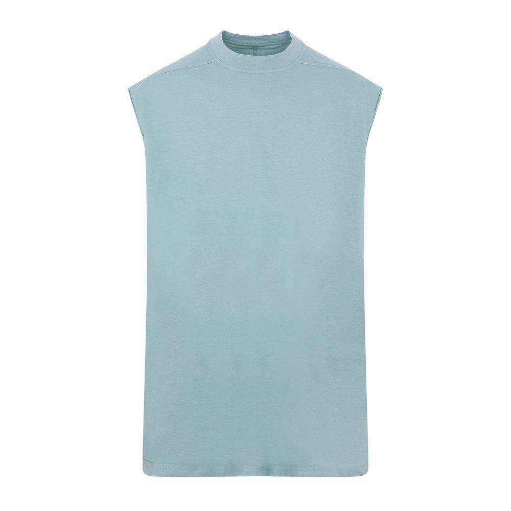 Rick Owens DRKSHDW Cotton Sleeveless Crewneck Oversize Top in White for Men Mens Clothing T-shirts Sleeveless t-shirts 