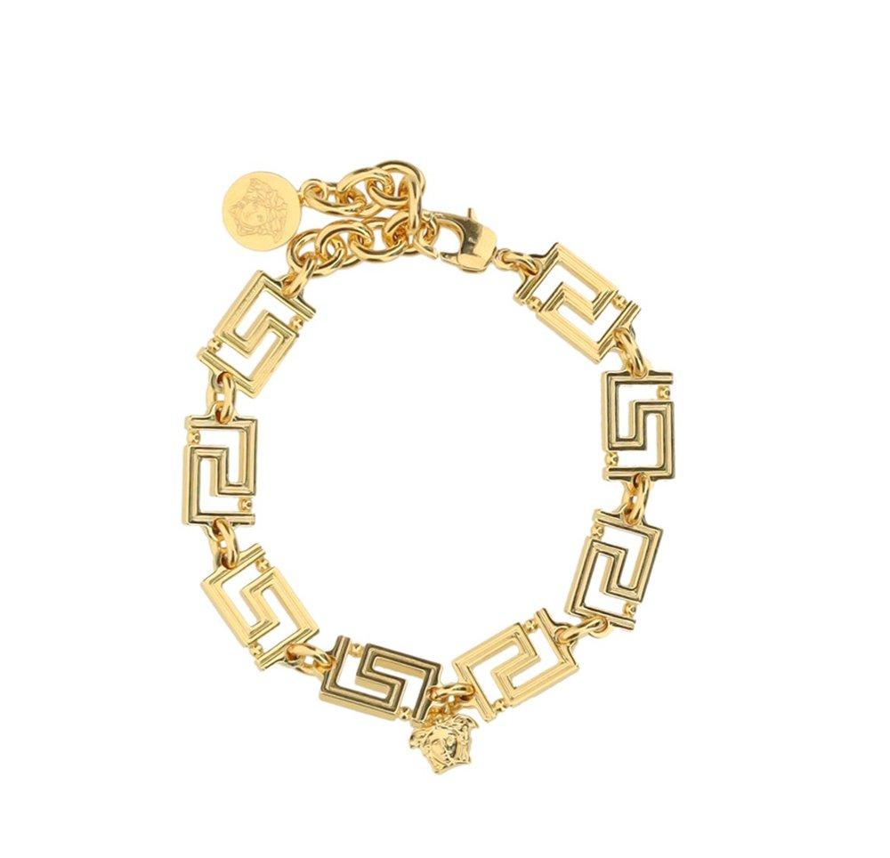 Versace Leather crystal-embellished Bracelet - Farfetch