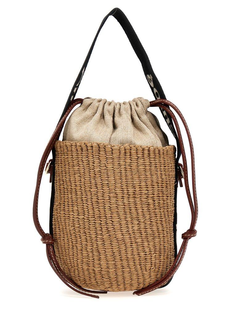 Chloé Small Woody Basket Bag in Natural | Lyst
