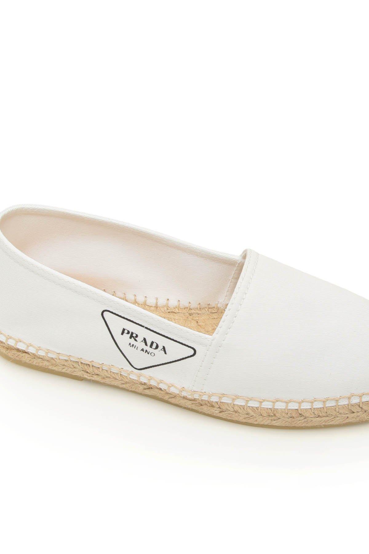 prada white espadrilles