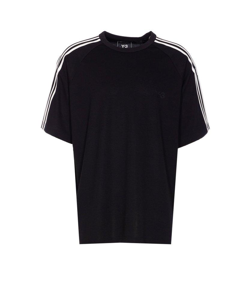 【送料&関税込】Y-3 3-stripes Crew-neck T-shirt Y-3 3-Stripes Short Sleeve Tee for Men - Up to 53% off | Lyst