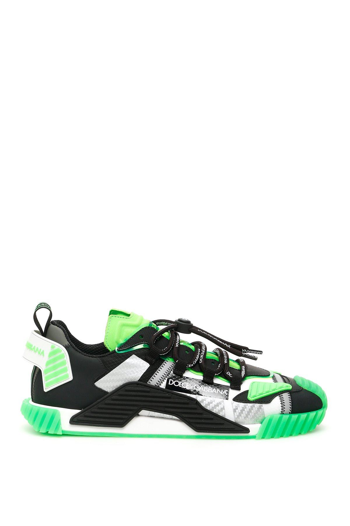 Dolce & Gabbana Ns1 Sneakers In Mixed Materials in Green for Men | Lyst