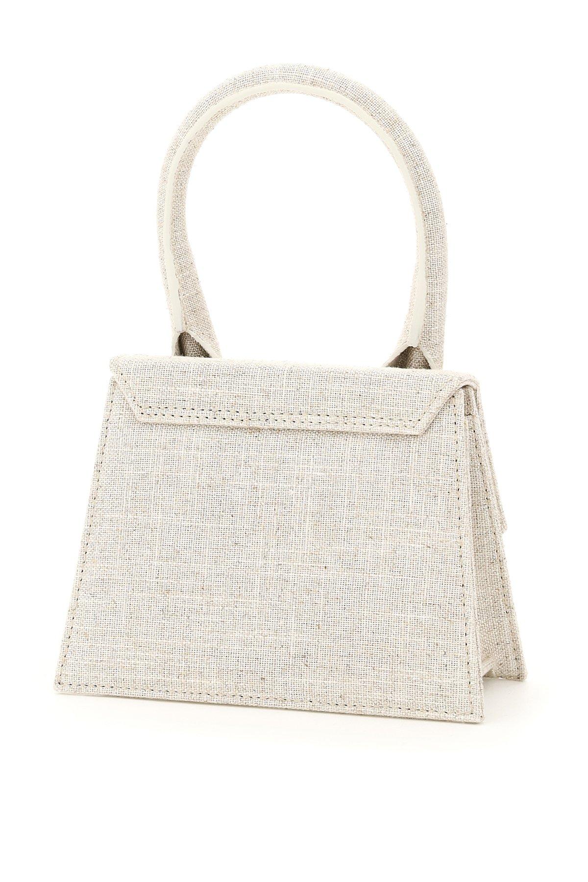 jacquemus beige le chiquito nœud bag