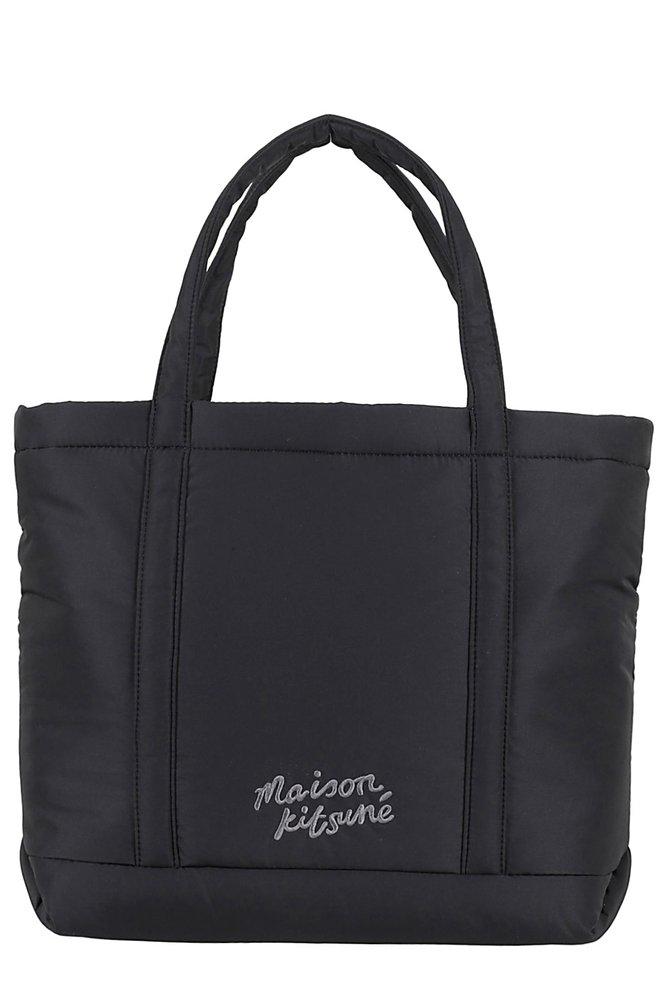 Maison kitsune fox head tote bag hotsell