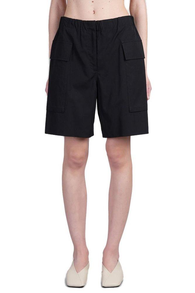 ショートパンツ JIL SANDER Women Shorts  Burmudas J03KA0264 J65246 001 Blac Jil Sander Knitted Cotton Shorts | Black | FARFETCH