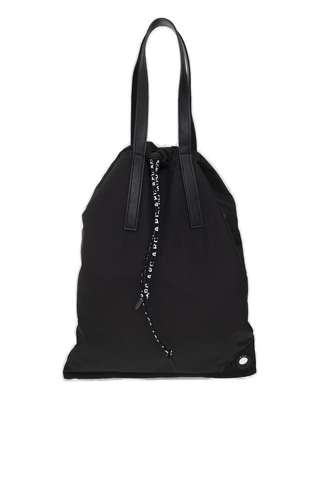A.P.C. 'reset' Denim Shopper Bag in Black | Lyst