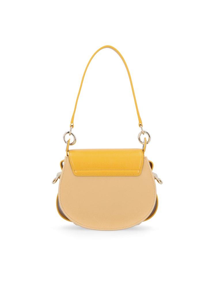 Chlo Tess Shoulder Bag in Metallic Lyst