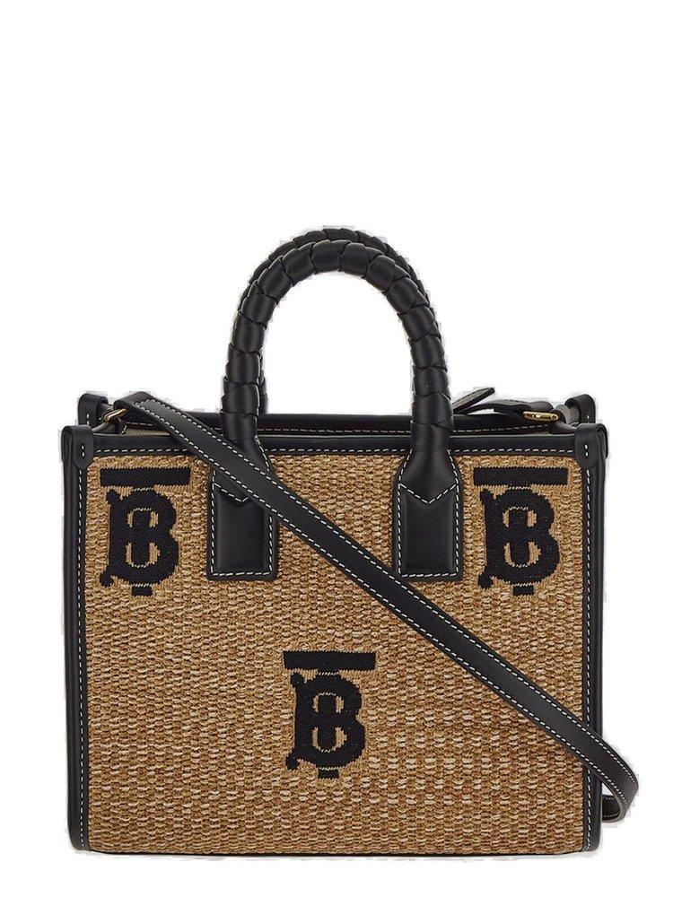 Burberry Mini Freya Monogram Tote Bag