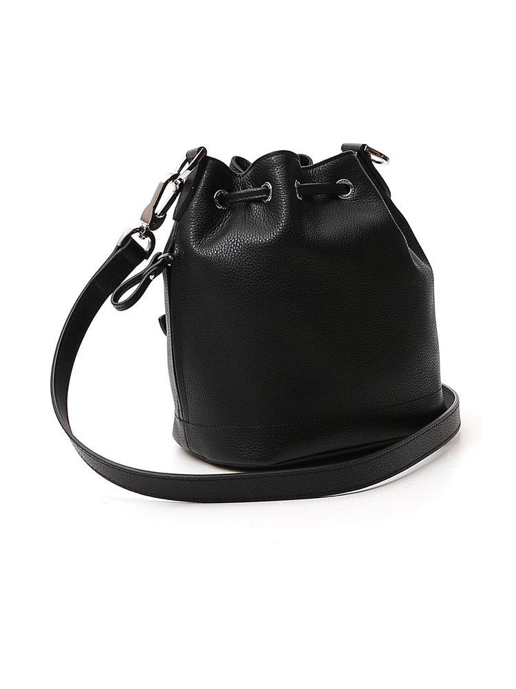 Longchamp Le Foulonné Small Bucket Bag in Black | Lyst