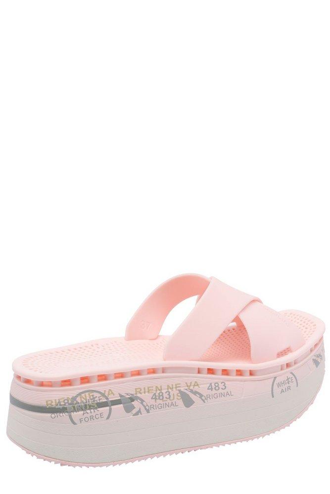 サンダル PREMIATA SS25 Premiata Sandals Brown (32164) Premiata Flat sandals for Women | Online Sale up to 83% off