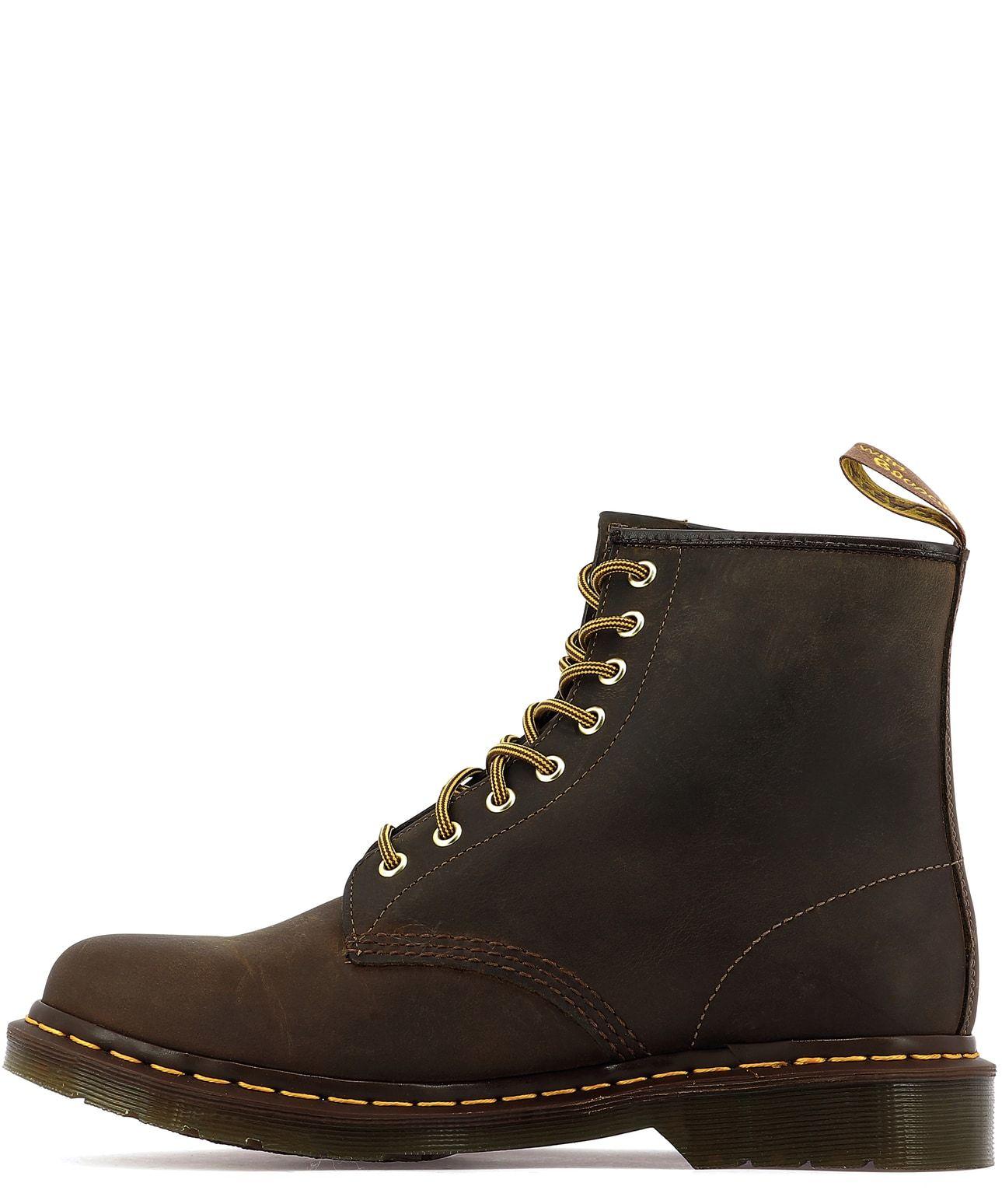 Dr. Martens 1460 Crazy Horse Leather Boots in Dark Brown (Brown) for Men -  Save 52% | Lyst