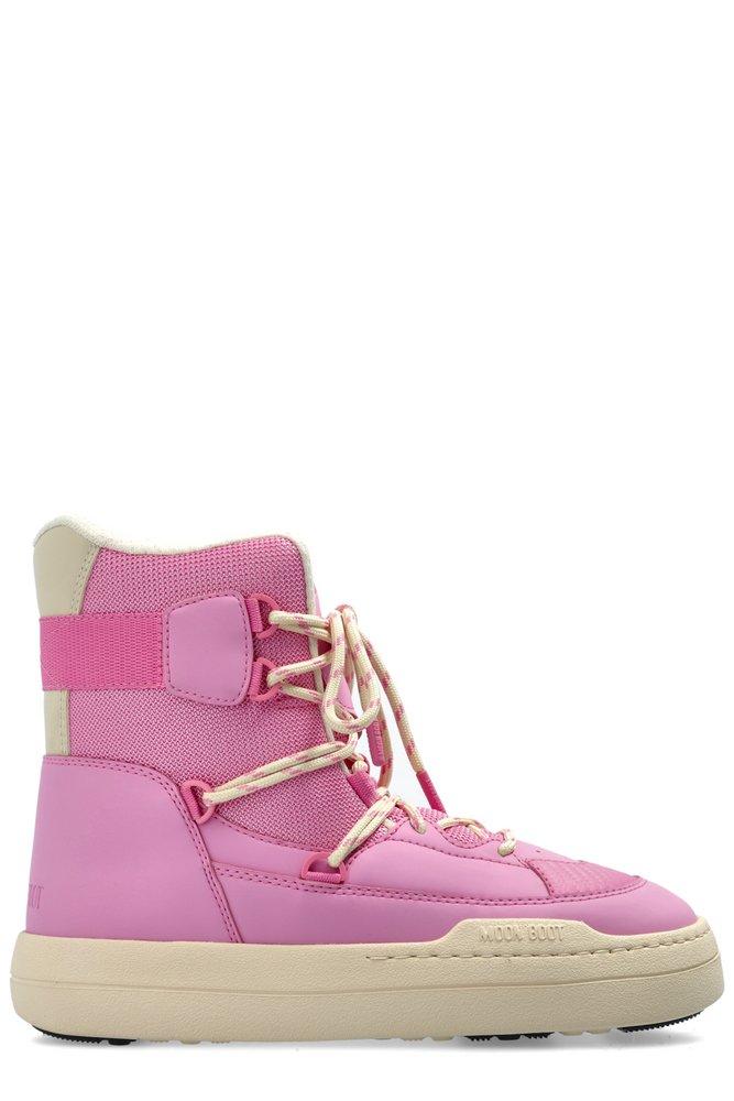 Pink sneaker boots cheap