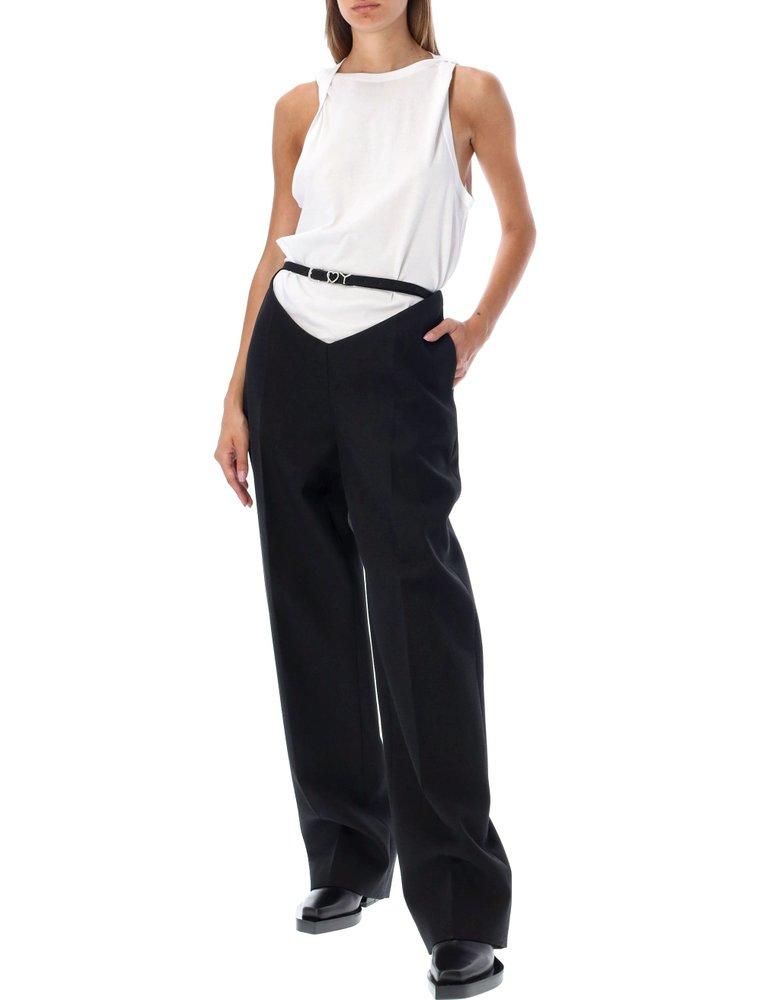 y/project 22aw y belt wide pants-