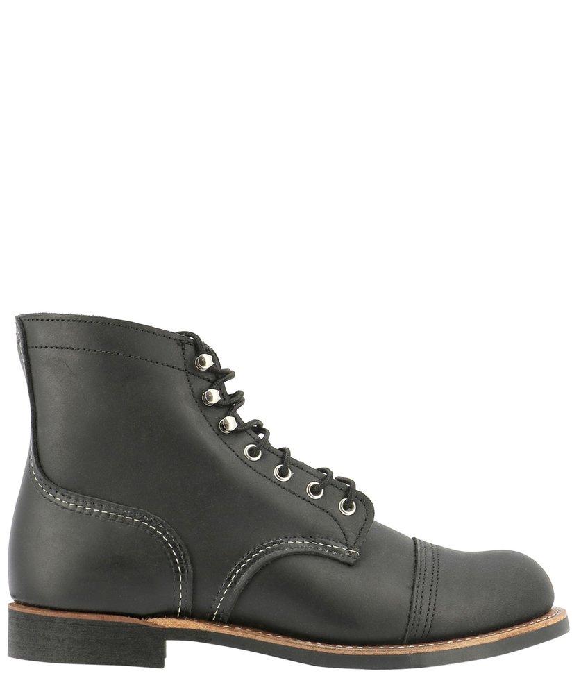 Red Wing Iron Ranger Boots in Black for Men | Lyst