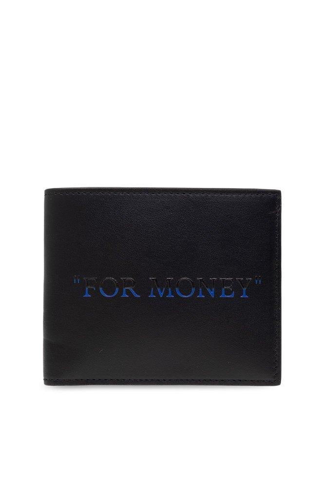 Off-White c/o Virgil Abloh Quote Bookish Colorblock Leather Bifold Wallet  in Black for Men