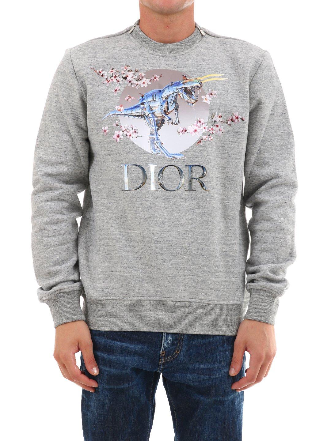 Sorayama Dinosaur Print Sweatshirt