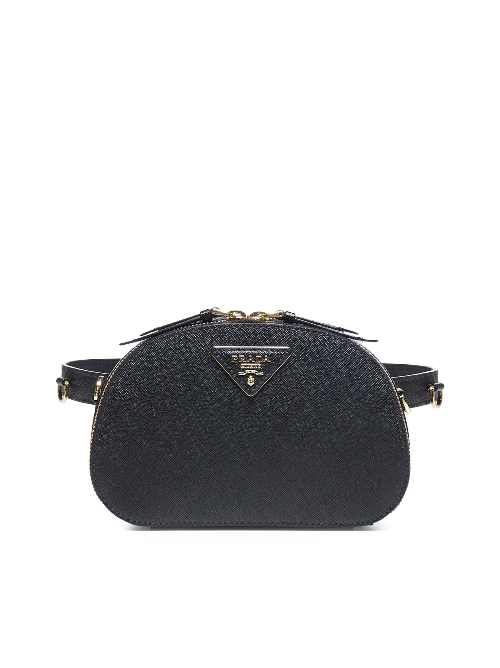 Prada Leather Odette Shoulder Bag in 