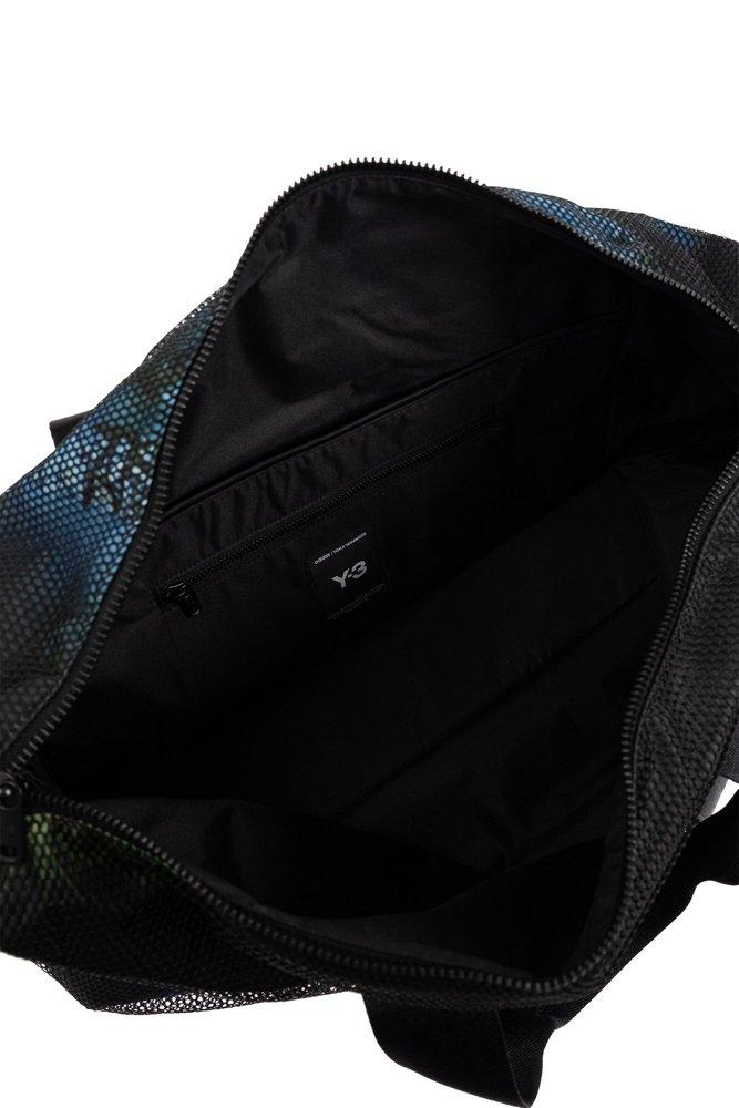 Y-3 Mesh Weekender Bag in Black for Men | Lyst