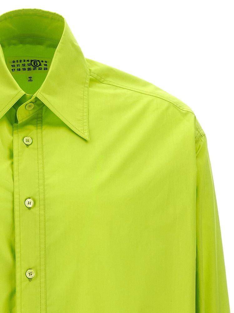 Lime green dress hot sale shirt