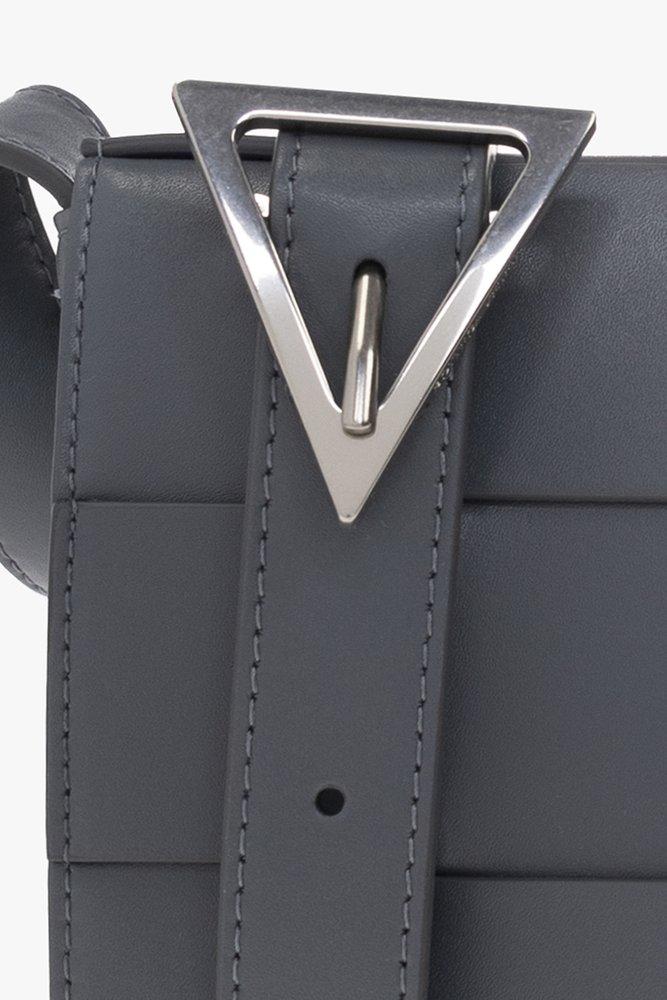 Bottega Veneta Medium Cassette Bag in Light Grey