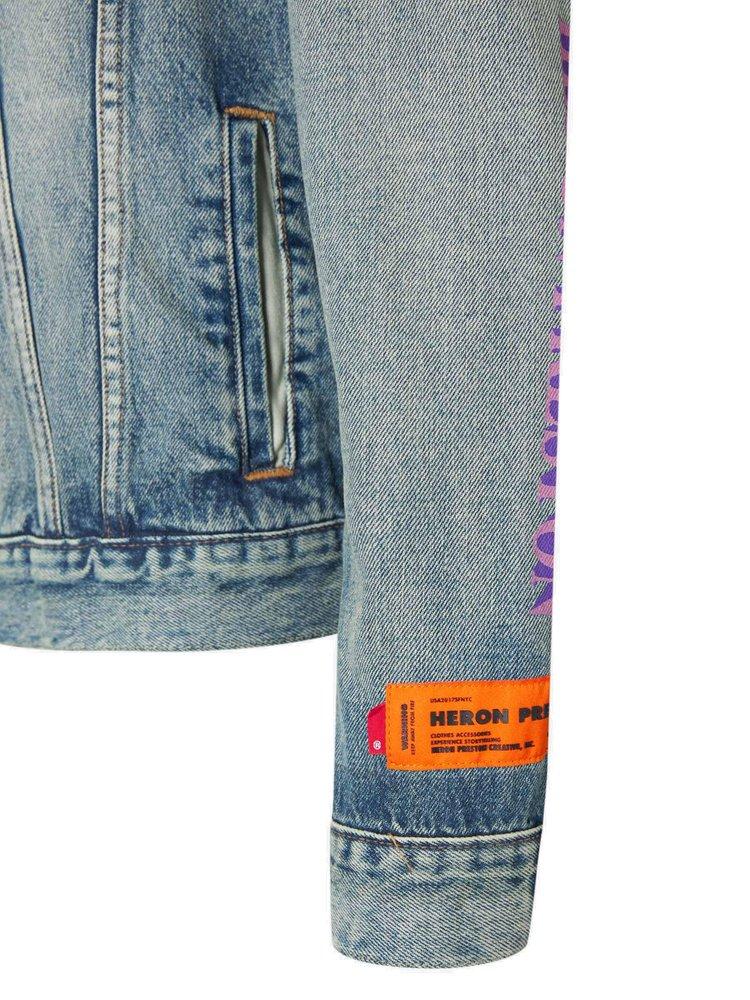 Heron Preston X Levi's Trucker Jacket in Blue for Men | Lyst