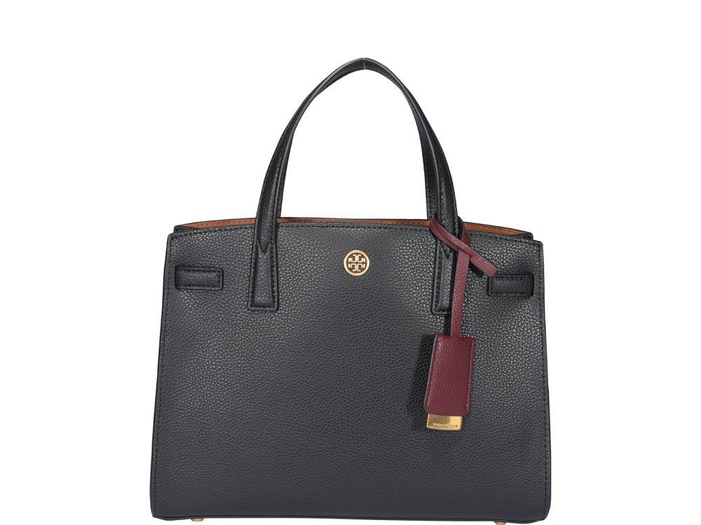 Tory Burch Walker Small Satchel Bag in Black Lyst