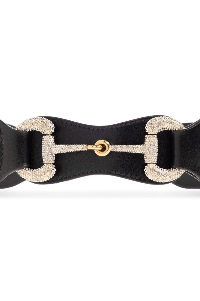 Gucci wide double store g belt