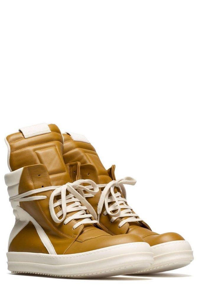 Rick Owens Geobasket Lace-up Sneakers 