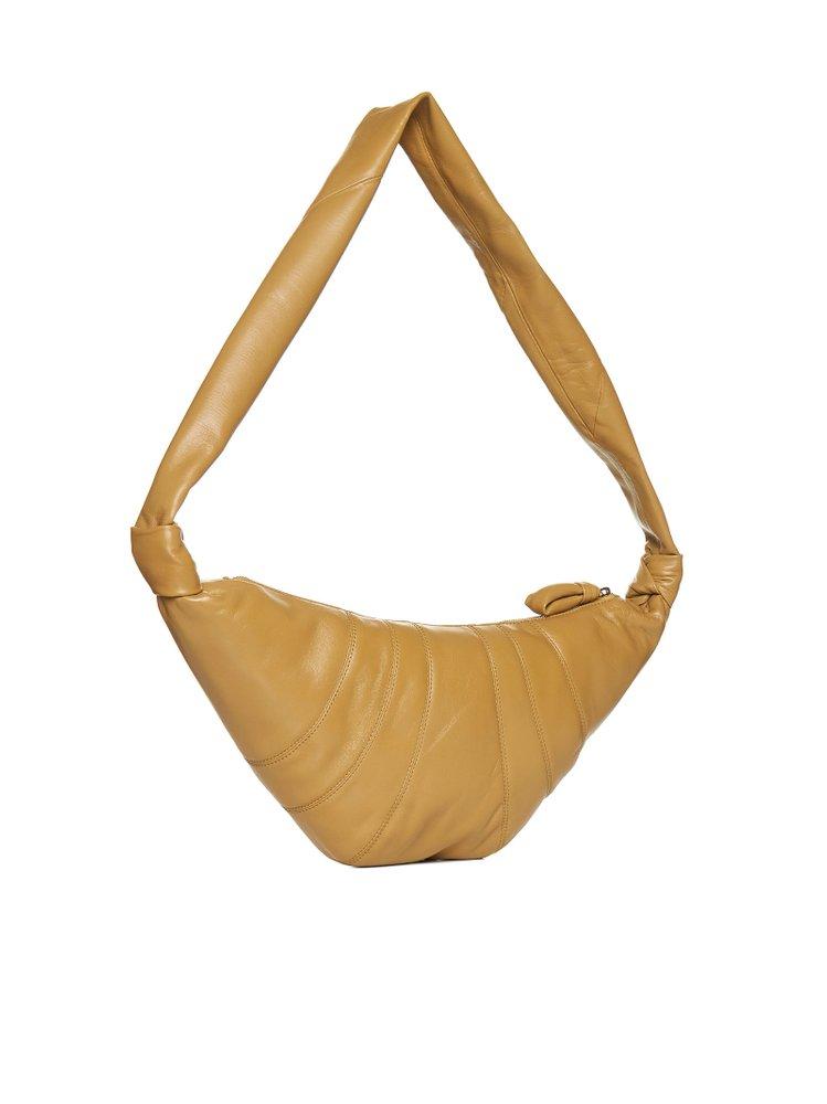 Dark Tobacco Hobo Shoulder Bag - LEMAIRE - Lemaire-EU