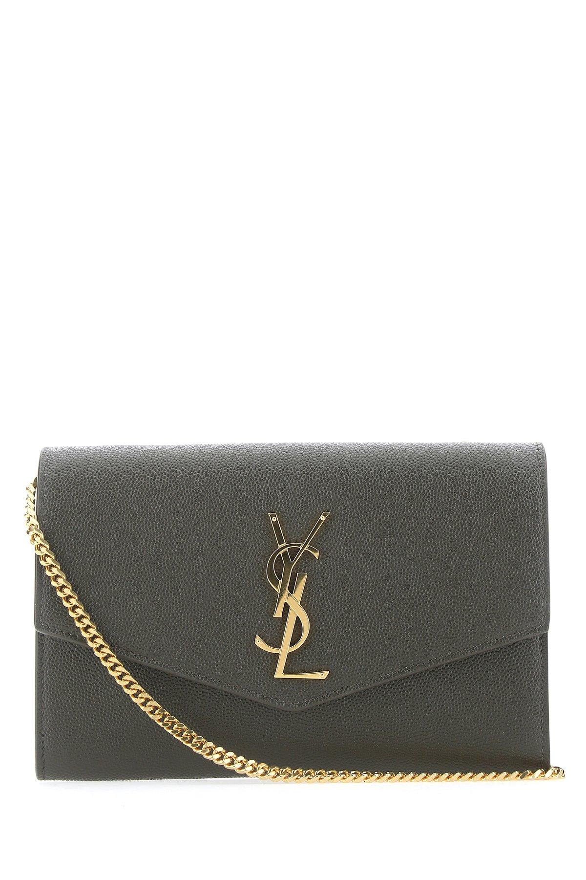 ysl envelope bolsa grey