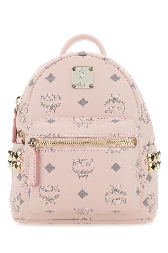 MCM Leather Stark Bebe Boo Backpack in 