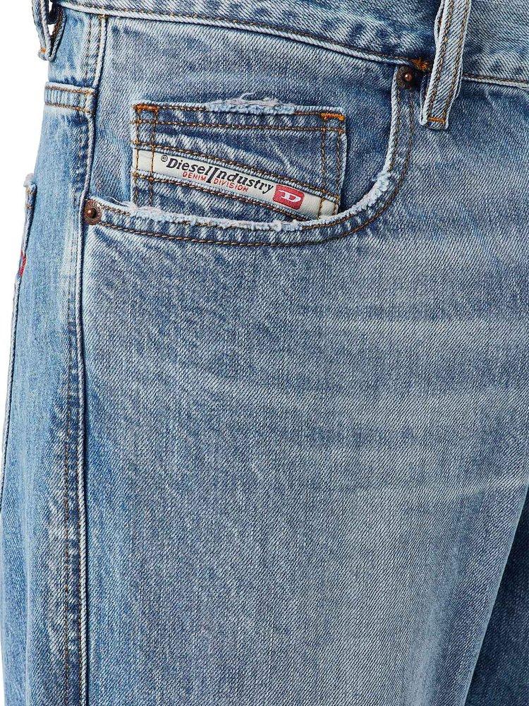 DIESEL 2020 D-viker Straight Leg Denim Jeans in Blue for Men | Lyst