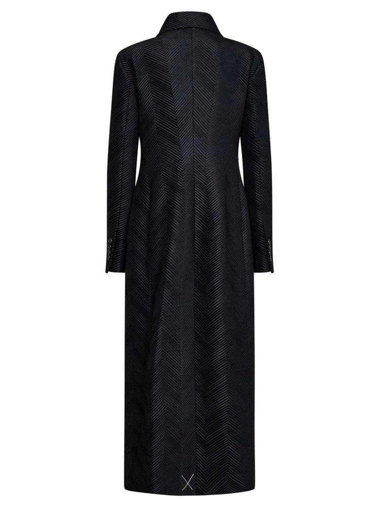 KHAITE The Bontin single-breasted coat - Grey