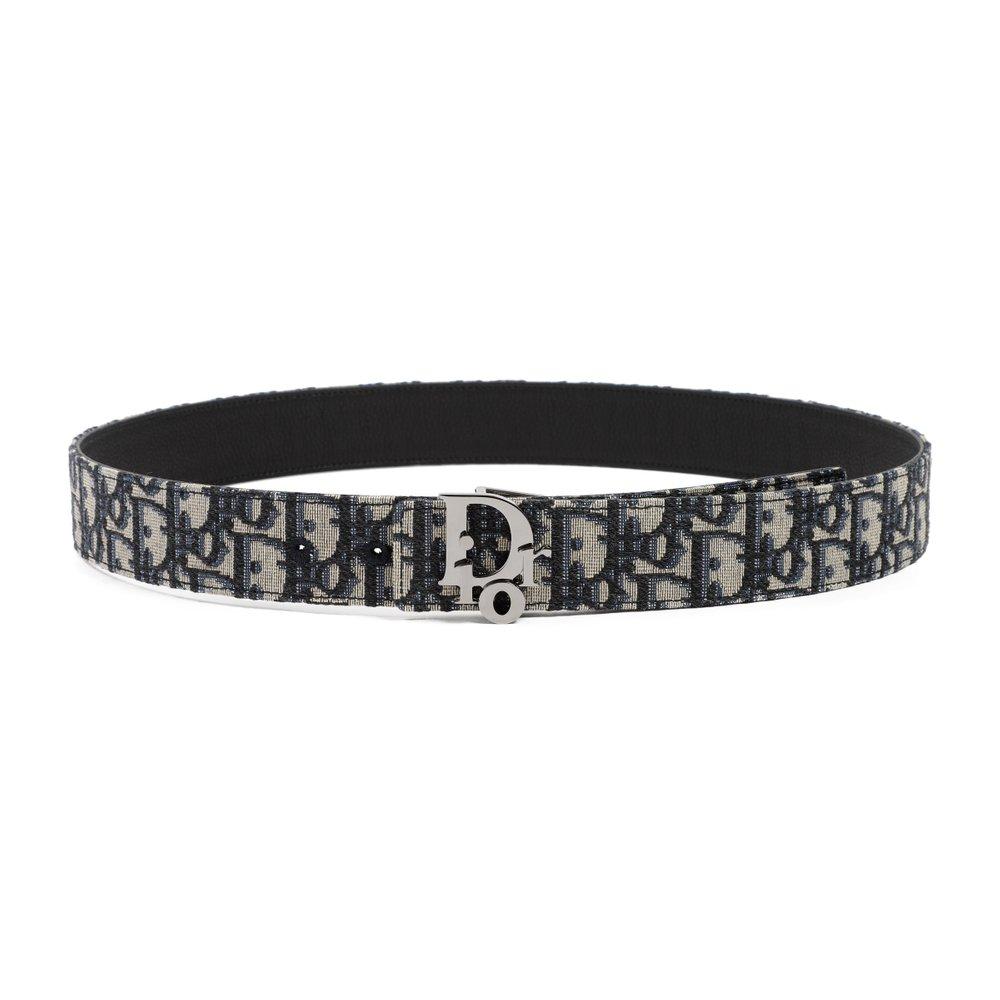 Dior Oblique Belt in Black for Men Lyst