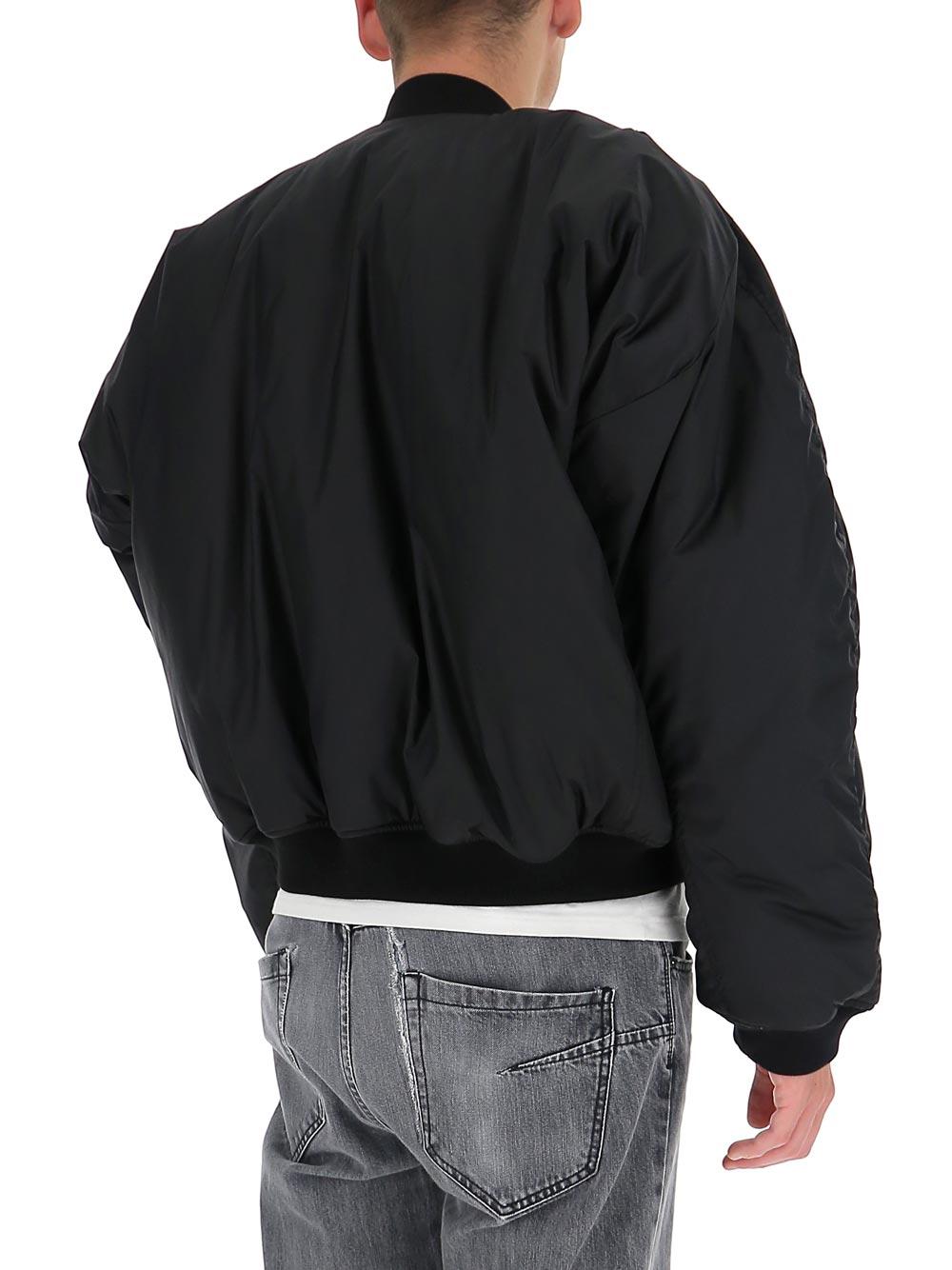 Balenciaga Synthetic Steroid Bomber Jacket in Black for Men - Lyst