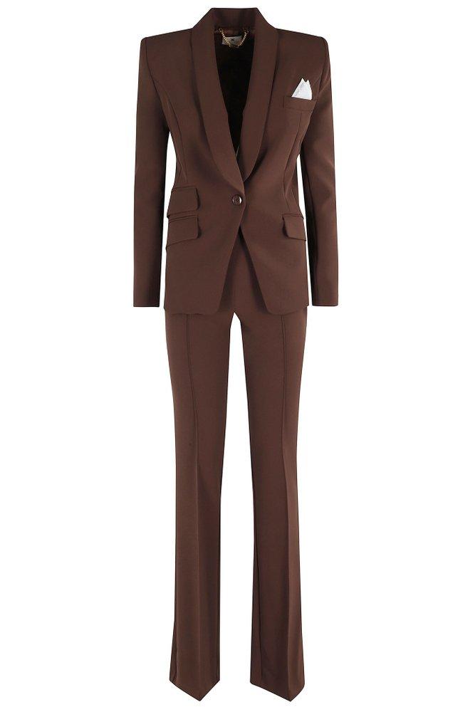 セットアップ ELISABETTA FRANCHI Women Suits LAB75951E2DJ4 Yellow Elisabetta Franchi Women's Suit - Yellow | Zedstore