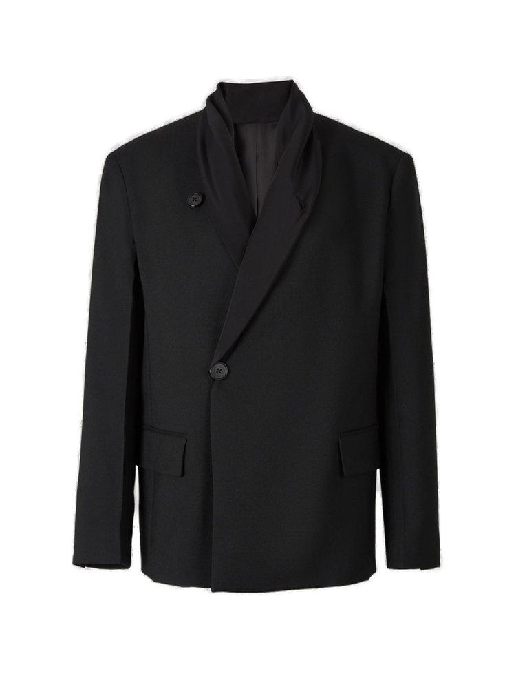 The Row Ares Double-breasted Blazer in Black | Lyst