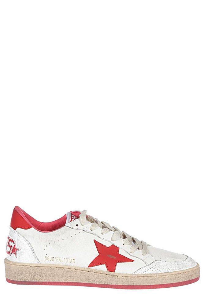 Golden Goose Ball Star Sneakers in White | Lyst