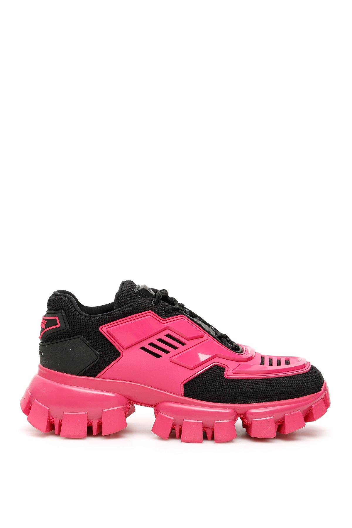 Prada Cloudburst Thunder Panelled Sneakers in Pink | Lyst