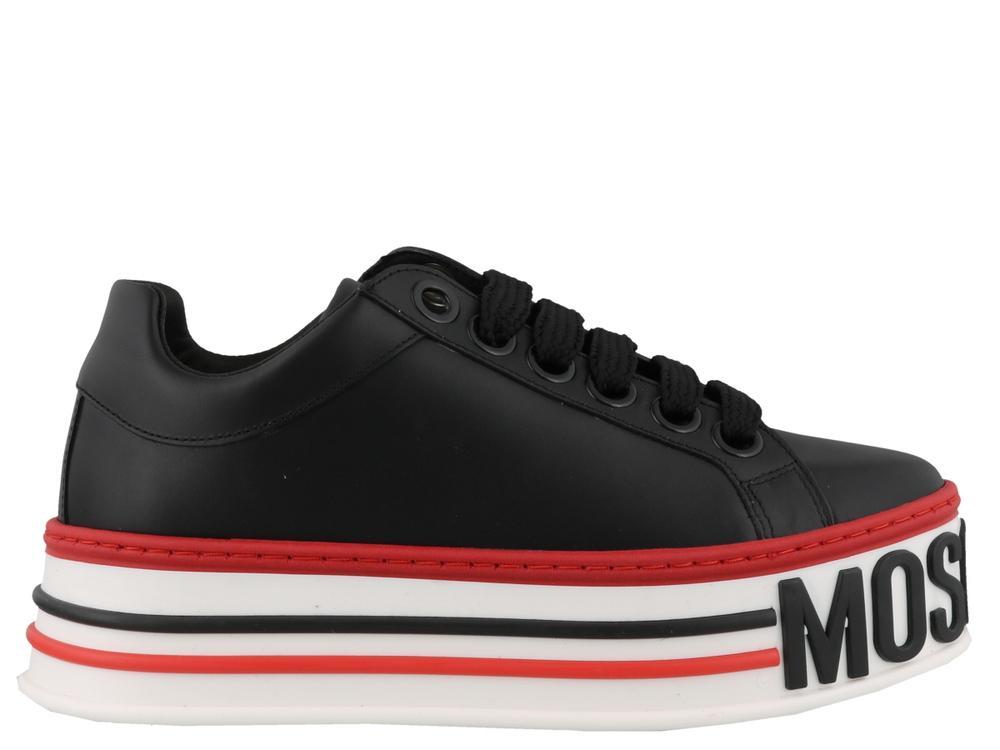 sneakers platform moschino