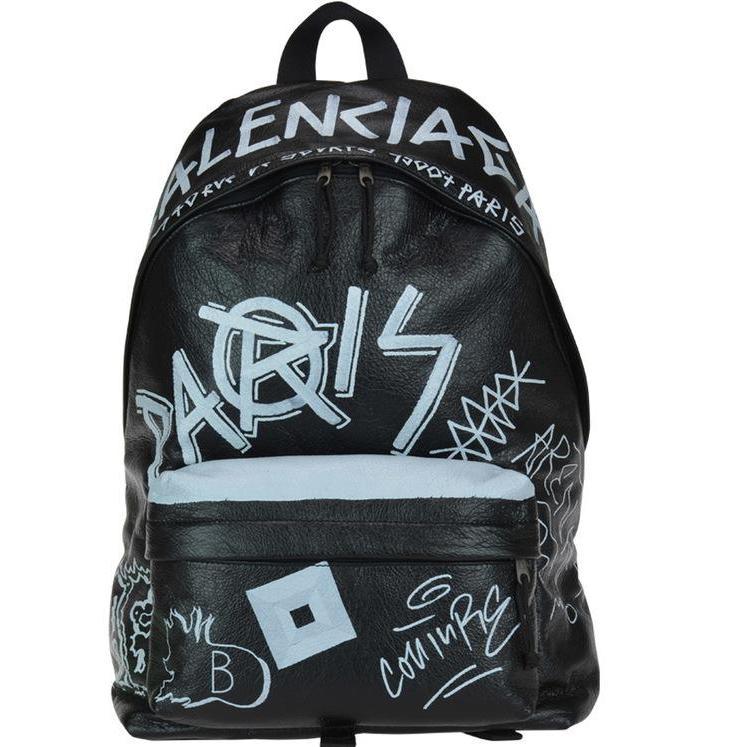 Balenciaga Explorer Graffiti Backpack in Black for Men | Lyst Balenciaga Explorer Graffiti Backpack in Black for Men | Lyst